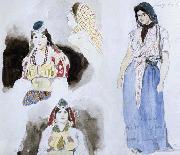 Eugene Delacroix, Moroccan Women